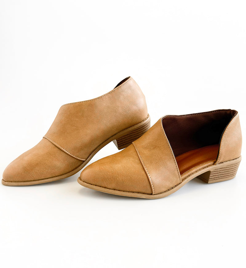 Pre Order - City Escape Cutout Flats - Khaki-250 Shoes-Darling-Coastal Bloom Boutique, find the trendiest versions of the popular styles and looks Located in Indialantic, FL