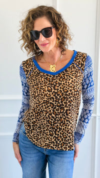 Wild Harmony V-Neck Top
