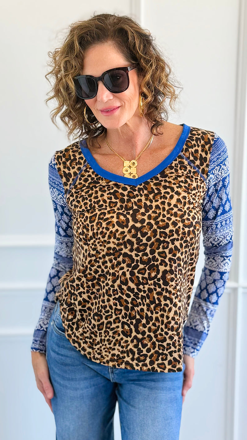 Wild Harmony V-Neck Top