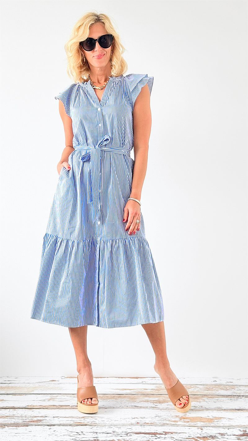 Coastal Breeze Midi Dress-200 Dresses/Jumpsuits/Rompers-SUGARLIPS-Coastal Bloom Boutique, find the trendiest versions of the popular styles and looks Located in Indialantic, FL