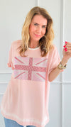 CB Custom - London Calling Tee-110 Short Sleeve Tops-White Birch / Holly-Coastal Bloom Boutique, find the trendiest versions of the popular styles and looks Located in Indialantic, FL