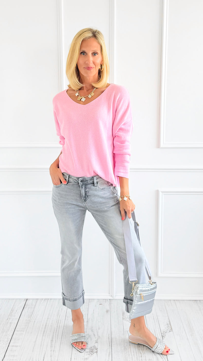 City Lights Cuff Jeans-190 Denim-Mica Denim-Coastal Bloom Boutique, find the trendiest versions of the popular styles and looks Located in Indialantic, FL