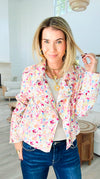 Bloom Rush Moto Jacket-160 Jackets-ROUSSEAU-Coastal Bloom Boutique, find the trendiest versions of the popular styles and looks Located in Indialantic, FL