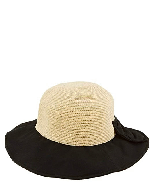 Noir Riviera Sun Hat - Black-260 Other Accessories-ICCO ACCESSORIES-Coastal Bloom Boutique, find the trendiest versions of the popular styles and looks Located in Indialantic, FL