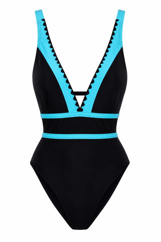 Sculpted Lines Ocean Edge Swimsuit