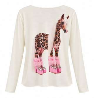 Pink Pony Club Lurex Trim Italian Top