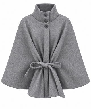 Riding Club Italian Cape- Heather Grey