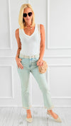 Bohemian Detail Edge Denim Pant-100 Pants-MELLY&CO-Coastal Bloom Boutique, find the trendiest versions of the popular styles and looks Located in Indialantic, FL