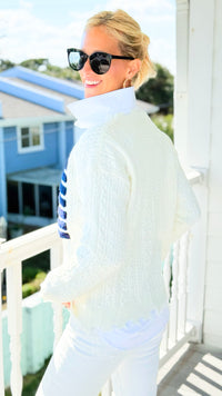 American Flag Sweater-140 Sweaters-Umgee-Coastal Bloom Boutique, find the trendiest versions of the popular styles and looks Located in Indialantic, FL