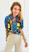 Technicolor Muse Poet Top-110 Short Sleeve Tops-VOY-Coastal Bloom Boutique, find the trendiest versions of the popular styles and looks Located in Indialantic, FL