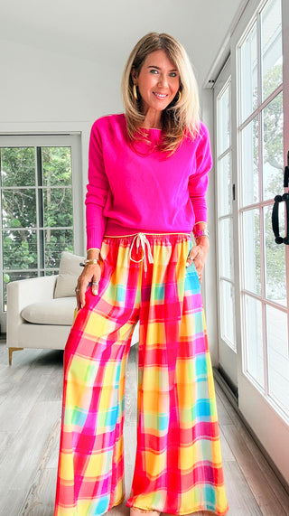 Sunset Spritz Riviera Italian Pants