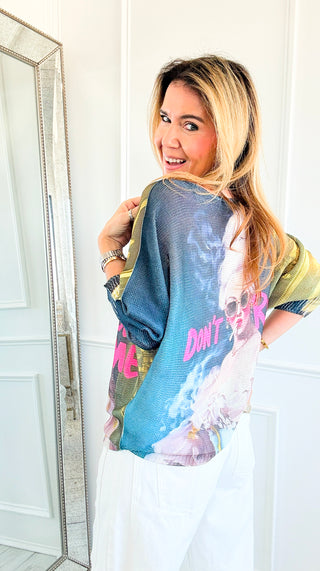 Don't Rush Me Italian St Tropez Knit