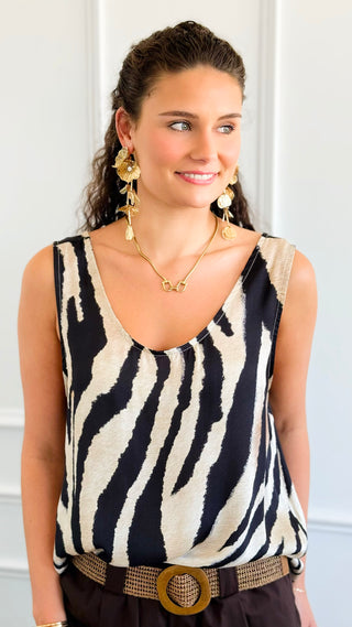 Striped Intuition Relaxed Italian Tank Top