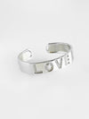 CZ LOVE Cuff Bracelet-230 Jewelry-NYC-Coastal Bloom Boutique, find the trendiest versions of the popular styles and looks Located in Indialantic, FL