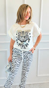 Wild Iconic Italian Graphic Tee-110 Short Sleeve Tops-FIRSTAGE-Coastal Bloom Boutique, find the trendiest versions of the popular styles and looks Located in Indialantic, FL