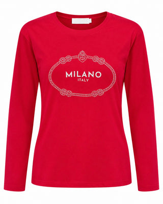 Milano Long Sleeve Tee - Red