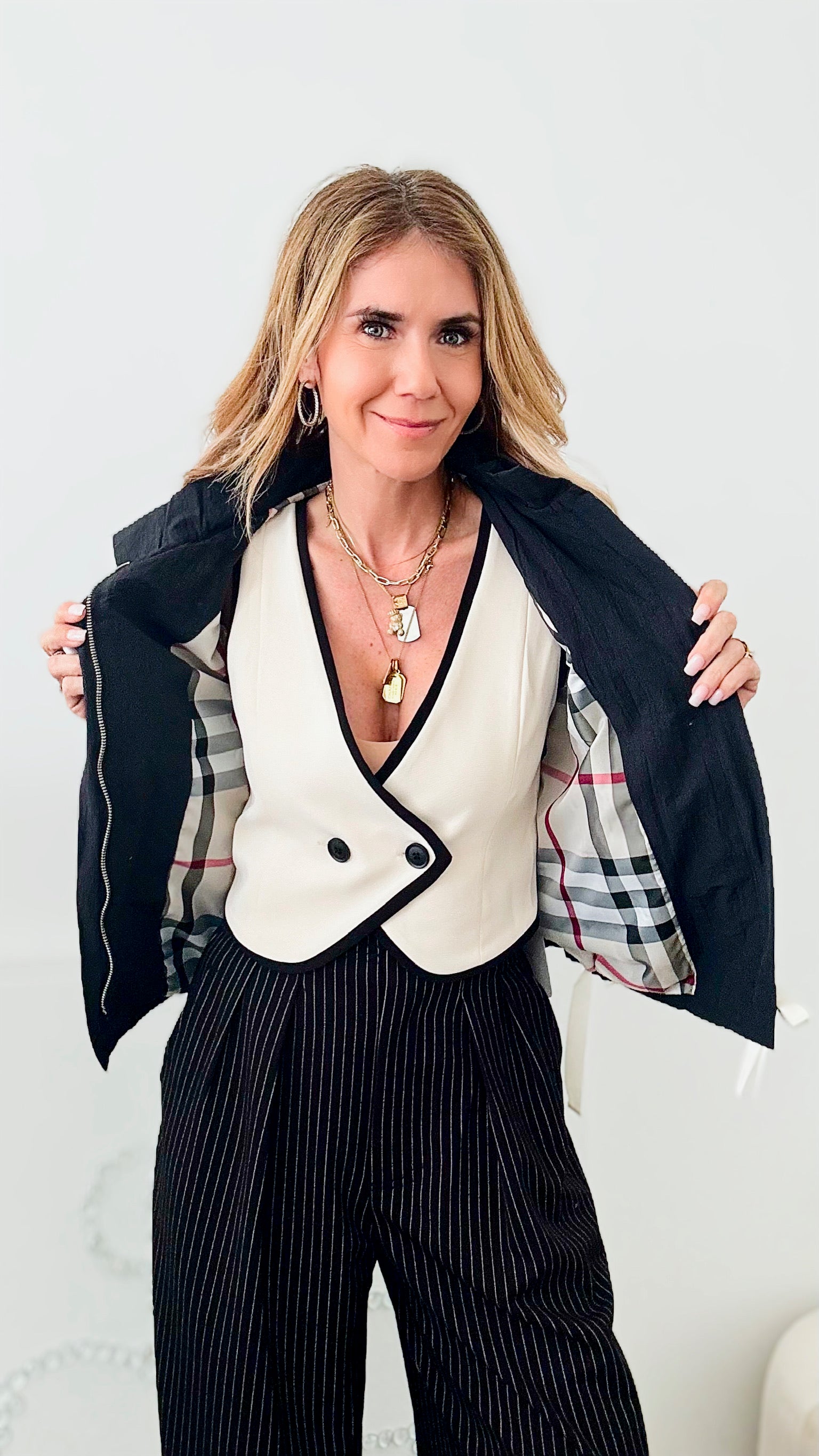 Timberlane Woven Jacket - Black-160 Jackets-Joh Apparel-Coastal Bloom Boutique, find the trendiest versions of the popular styles and looks Located in Indialantic, FL