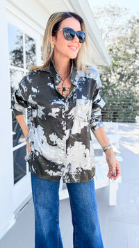 Shine Forward Shirt-110 Long Sleeve Tops-Umgee-Coastal Bloom Boutique, find the trendiest versions of the popular styles and looks Located in Indialantic, FL