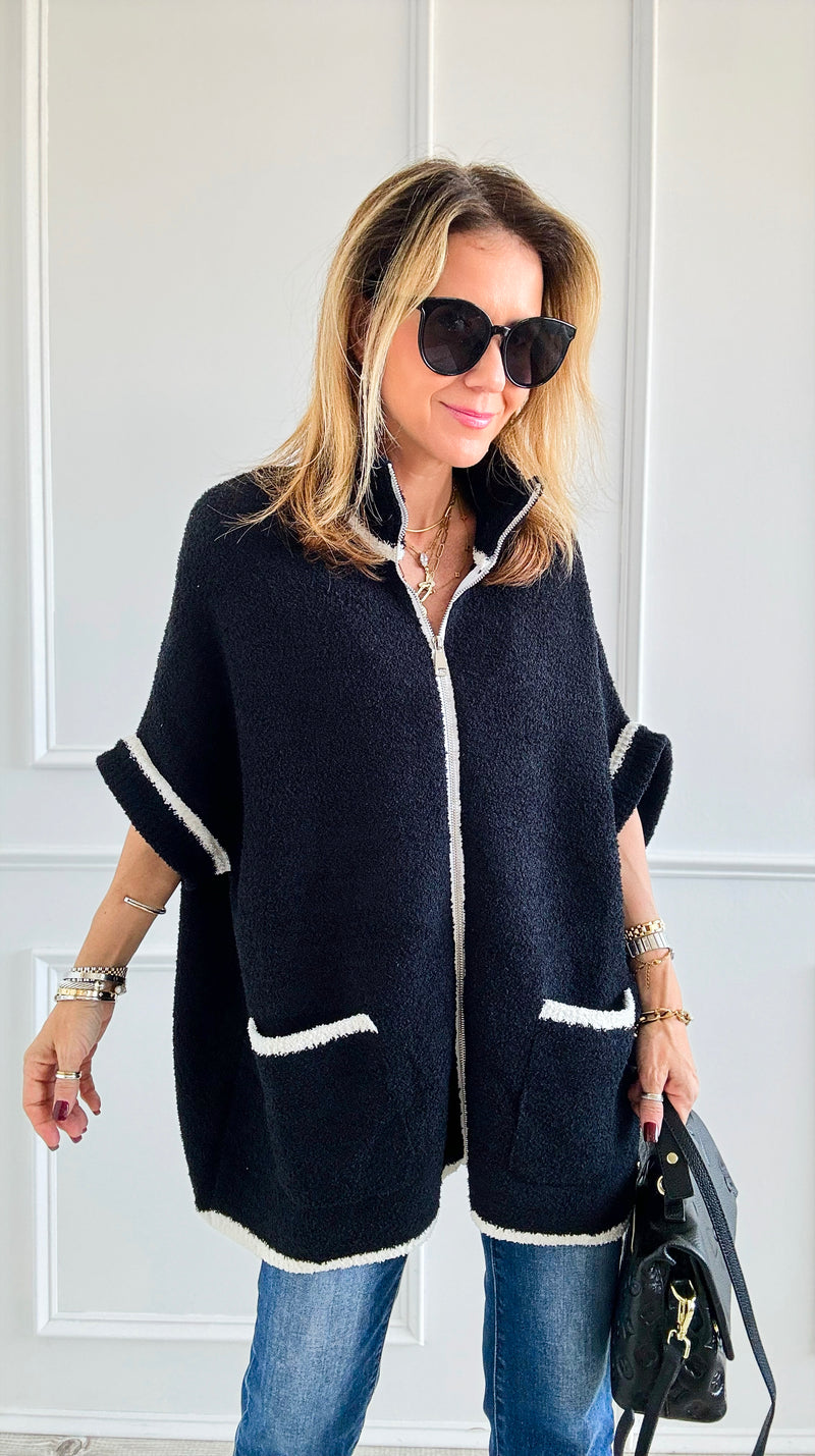 Cloud Comfort Cardigan - Black-160 Jackets-NYW-Coastal Bloom Boutique, find the trendiest versions of the popular styles and looks Located in Indialantic, FL