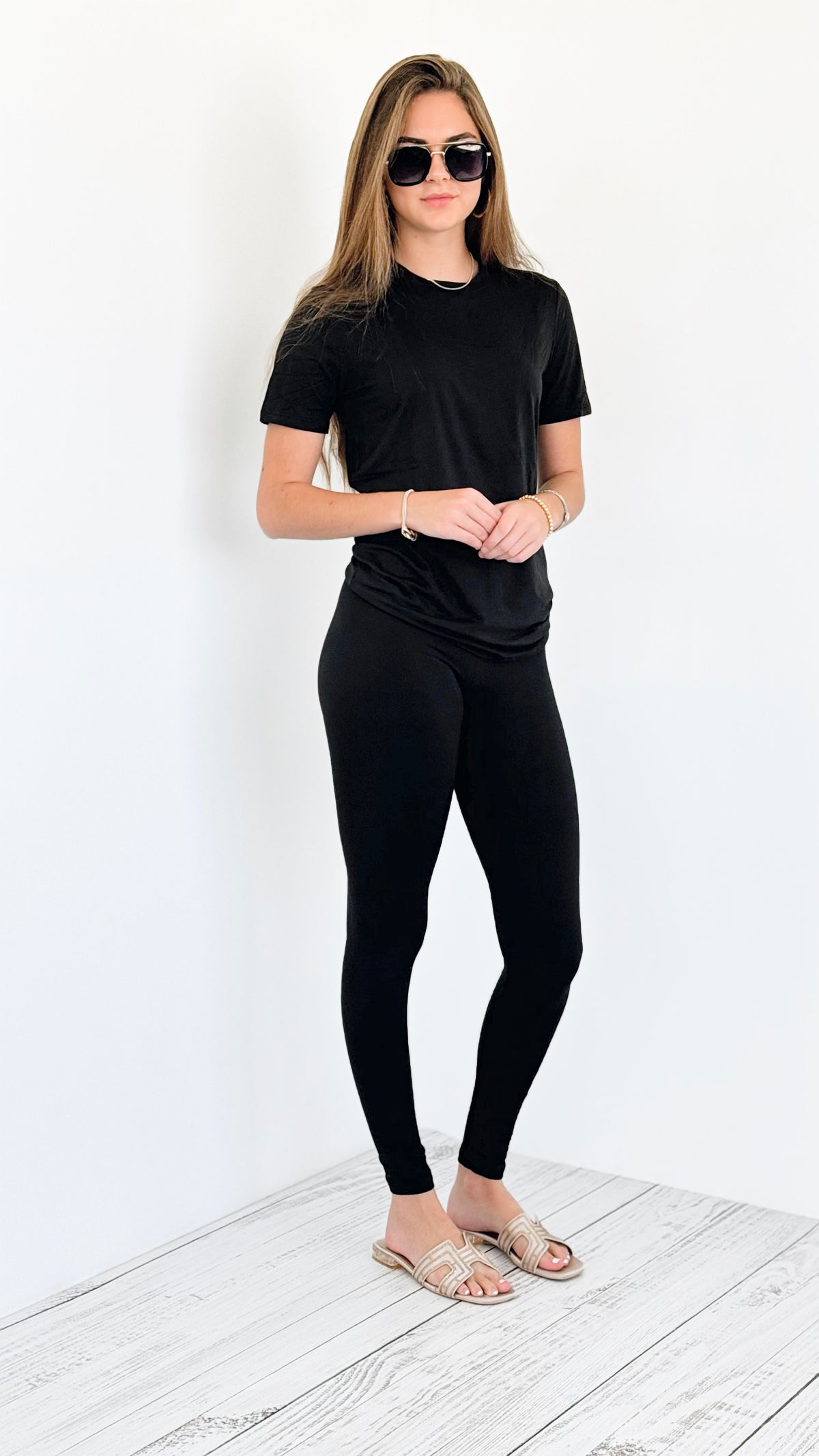 Effortless Move Active Set - Black-210 Loungewear/Sets-Love Poem-Coastal Bloom Boutique, find the trendiest versions of the popular styles and looks Located in Indialantic, FL