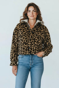 Wild Side Cropped Button Jacket-160 Jackets-Love Tree Fashion-Coastal Bloom Boutique, find the trendiest versions of the popular styles and looks Located in Indialantic, FL