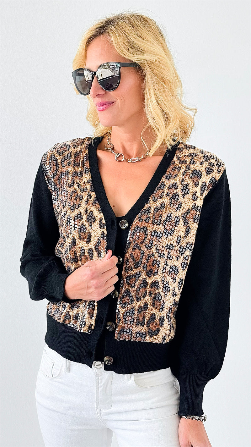 Fierce Elegance Knit Cardigan-150 Cardigans/Layers-L MASSIMO-Coastal Bloom Boutique, find the trendiest versions of the popular styles and looks Located in Indialantic, FL