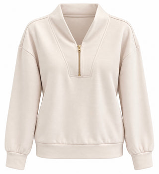 Golden Hour at Dusk Top - Sand Beige