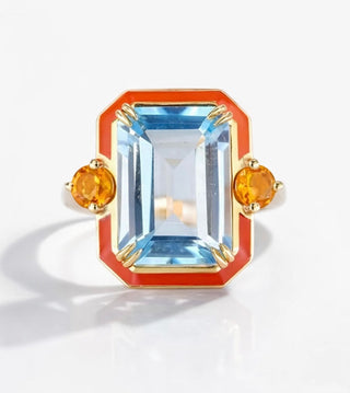 Aperol Spritz Gem Ring