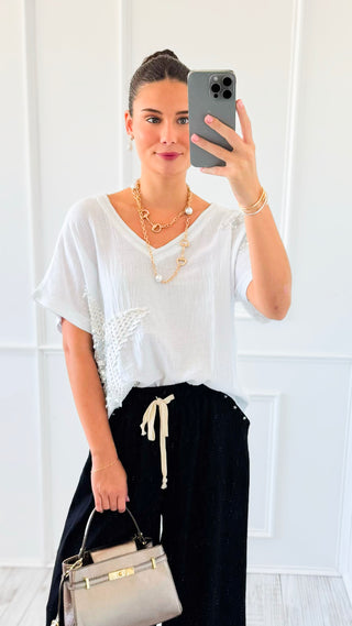 Written in the Stars Italian Top- White