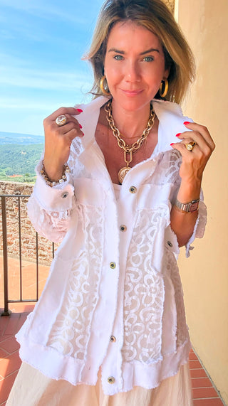Bloom & Grace Italian Lace Jacket
