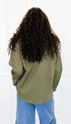 Delicate Edge Embroidered Blouse- Olive-170 Bottoms-V SKY-Coastal Bloom Boutique, find the trendiest versions of the popular styles and looks Located in Indialantic, FL