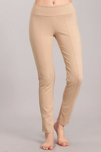 Sandstone High Rise Slim Pants-170 Bottoms-Chatoyant-Coastal Bloom Boutique, find the trendiest versions of the popular styles and looks Located in Indialantic, FL