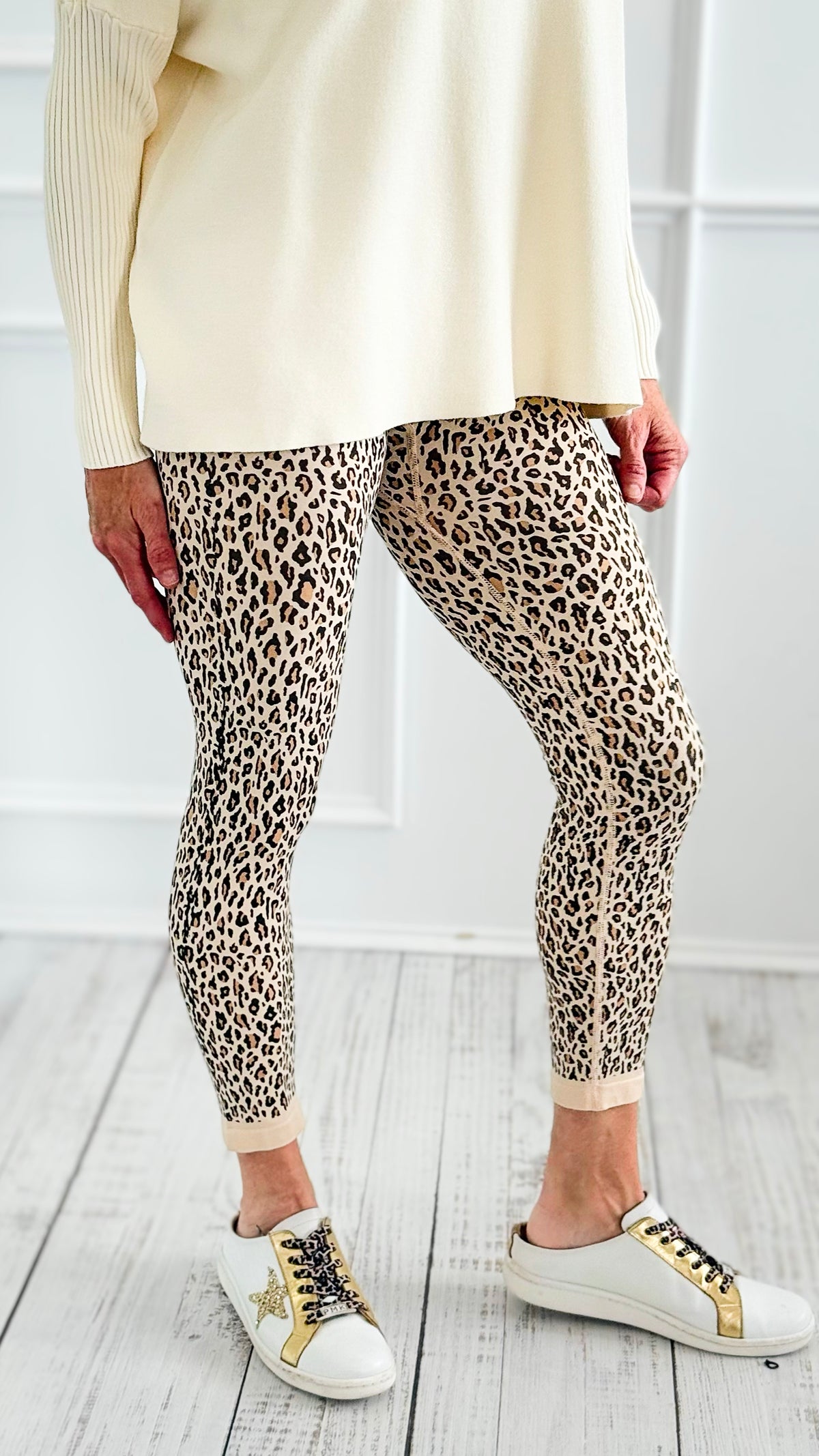 Wild Moves Leggings-Camel-170 Bottoms/Shorts-YELETE-Coastal Bloom Boutique, find the trendiest versions of the popular styles and looks Located in Indialantic, FL