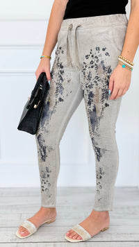 Painted Prowl Jogger Pant-100 Pants-TEMPO-Coastal Bloom Boutique, find the trendiest versions of the popular styles and looks Located in Indialantic, FL