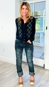 Structured Edge Denim Pant