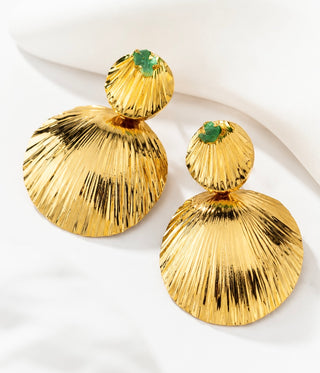 Gold Seashell Earring