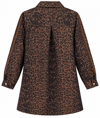 Wild Luxe Shirtdress- Brown