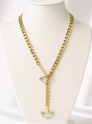 Toggle Lariat Necklace