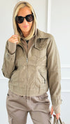 Urban Edge Utility Jacket-160 Jackets-ROUSSEAU-Coastal Bloom Boutique, find the trendiest versions of the popular styles and looks Located in Indialantic, FL