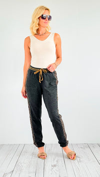 Urban Jungle Joggers-170 Bottoms-mystree-Coastal Bloom Boutique, find the trendiest versions of the popular styles and looks Located in Indialantic, FL