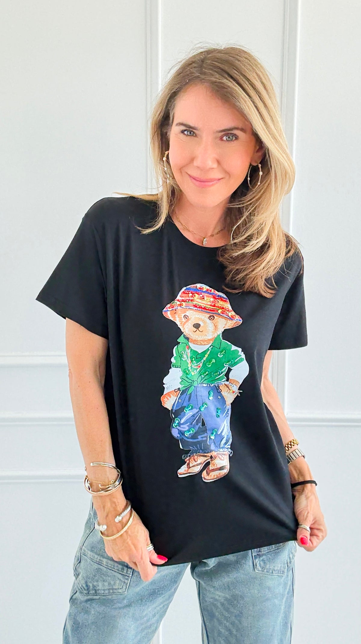 Bucket Hat Buddy Top-110 Short Sleeve Tops-Over Apparel-Coastal Bloom Boutique, find the trendiest versions of the popular styles and looks Located in Indialantic, FL