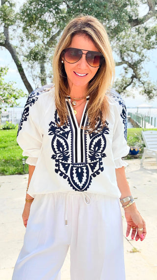 The Artisan Embroidered Blouse