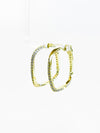 CZ Square Hoops Earring-230 Jewelry-NYC-Coastal Bloom Boutique, find the trendiest versions of the popular styles and looks Located in Indialantic, FL