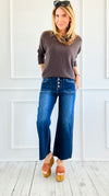 Midnight Horizon Denim Pants-190 Denim-RISEN JEANS-Coastal Bloom Boutique, find the trendiest versions of the popular styles and looks Located in Indialantic, FL