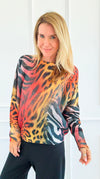 Untamed Allure Italian St Tropez Sweater-140 Sweaters-SORPRESA-Coastal Bloom Boutique, find the trendiest versions of the popular styles and looks Located in Indialantic, FL