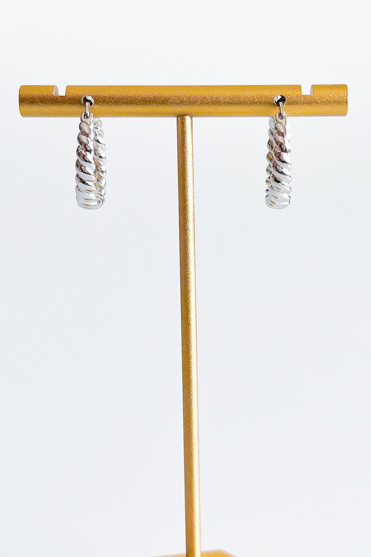 Sterling Silver Cable Twist Hoop Earring-230 Jewelry-NYC-Coastal Bloom Boutique, find the trendiest versions of the popular styles and looks Located in Indialantic, FL