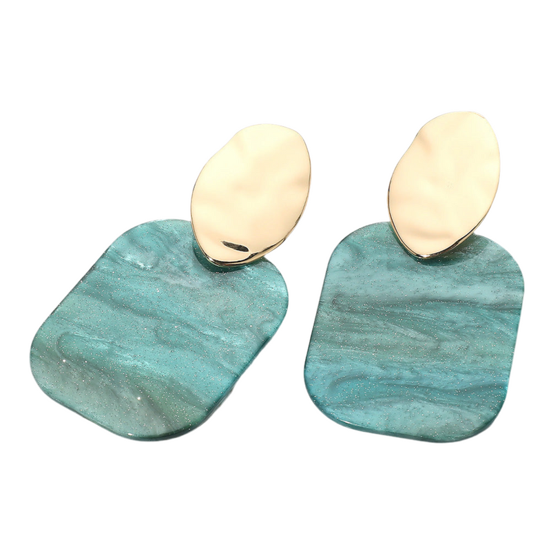 Urban Mirage Drop Earrings - Teal-230 Jewelry-NYW-Coastal Bloom Boutique, find the trendiest versions of the popular styles and looks Located in Indialantic, FL