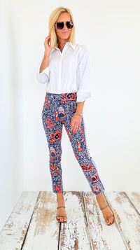 Midnight Bazaar Trousers Pants-170 Bottoms-Gretchen Scott-Coastal Bloom Boutique, find the trendiest versions of the popular styles and looks Located in Indialantic, FL