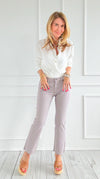 Neutral Vibe Slim Straight Crop Jeans-190 Denim-Mica Denim-Coastal Bloom Boutique, find the trendiest versions of the popular styles and looks Located in Indialantic, FL