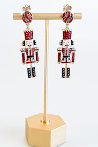 Nutcracker & Candy Drop Earrings-230 Jewelry-Golden Stella-Coastal Bloom Boutique, find the trendiest versions of the popular styles and looks Located in Indialantic, FL